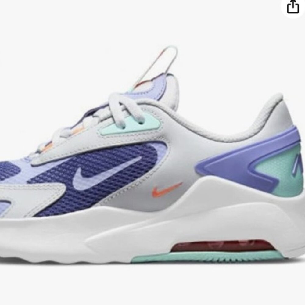 Nike Air Max Bolt Sneaker Multicolor Da Ragazzi CW1626-500 Purple - Size 6.5 Y